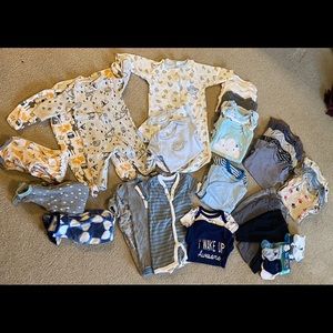 0-3 months Baby Boy Clothing Lot